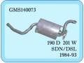 Mercedes 190 D Rear Exhaust DSL 201 W SD