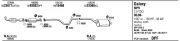 FORD MONDEO ARKA EGZOZ . 1.8 - 2.0 TDCI 2007>.....