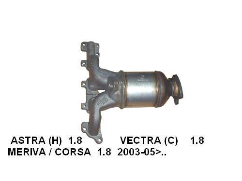 OPEL MERİVA KATALİTİK KONVERTÖR 1.6   Z16XEP MOTOR