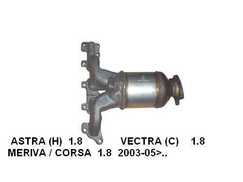 OPEL MERİVA CATALYTIC CONVERTER 1.6 Z16XEP ENGINE