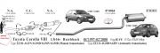 Toyota Corolla Ön  Egzoz Contası  (1998 - 01)