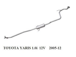 TOYOTA YARİS  ORTA EGZOZ.1.0VVTİ (2005- 08)