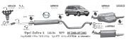 OPEL ZAFİRA KATALİTİK KONVERTÖR 1.6 Z16XE(1999 - 05)