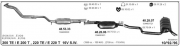 MERCEDES W124 REAR EXHAUST 200-220-230-250-300D/TD (1985 - 95)