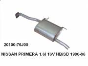 NiSSAN PRIMERA ЗАДНИЙ ВЫХЛОП 1.6i 16V HB/SDN 1990-96