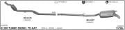 MERCEDES W210  ARKA EGZOZ E290 / 300 D - TD  2.9 - 3.0 1997>....