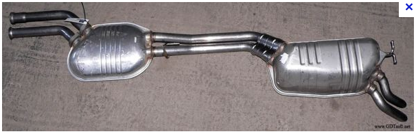 MERCEDES W210 REAR EXHAUST E280/320/430 (1996 - 02)