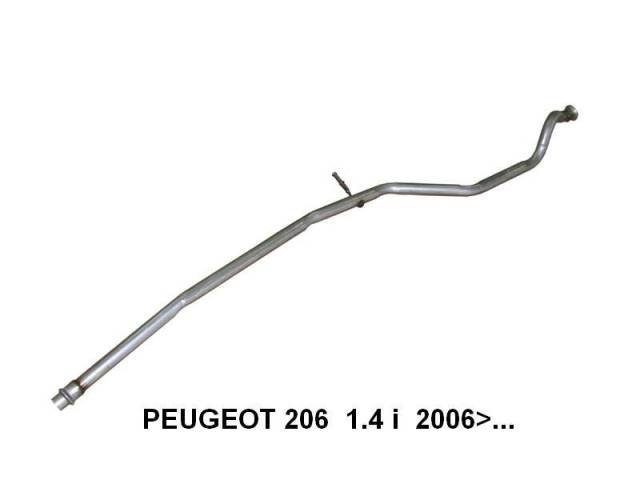 Peugeot 206 Center Pipe Exhaust 1.1İ/1.4İ (2000-06)