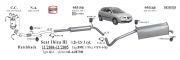 SEAT İBİZA  KATALİTİK KONVERTER 1.2 (2001 - 07) 6L