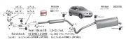 SEAT İBİZA  KATALİTİK KONVERTER 1.2 (2001 - 07) 6L