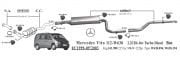 MERCEDES VİTO ARKA EGZOZ (W638)108 - 110 - 112 CDI (1999 - 03)