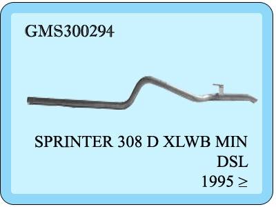 Mercedes Sprinter Egzoz Çıkış Borusu 208D-308D-408D