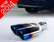 DOUBLE OUTLET COLOR EXHAUST TIP (Left)