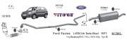 FORD FUSION REAR EXHAUST 1.4 TDCI
