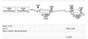 FORD GALAXY REAR EXHAUST .2.8 V6 2000>...