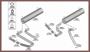 MERCEDES KAMYON EGZOZ SPİRALİ MB3031