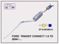 FORD CONNECT ORTA-ARKA EGZOZ  K210-S TDI 1.8 75PC  02-06