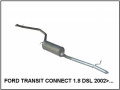 FORD CONNECT ARKA EGZOZ  1.8 DSL (2002 - 08)