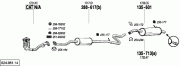 CITROEN C3 REAR EXHAUST 1.4 - 1.6 HB