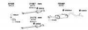 FORD  RANGER ARKA EGZOZ  2.5 TD PICK-UP 2X4 (1999 - 06)