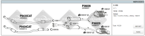 MERCEDES S CLASS KATALİTİK KONVERTER  S280 - S320 - S350 (1997 - 03)