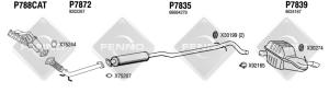 VOLVO MIDDLE EXHAUST S60 V70 S80 (1999-06)