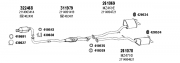 MERCEDES W211 CDI REAR EXHAUST (Right) 2002>...