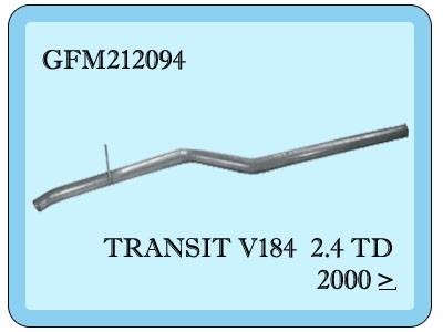 Ford Transit 19 Turbo Minibus YM Outlet Pipe