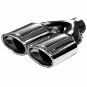 OVAL EXHAUST TIP DOUBLE OUTLET