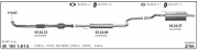 ROVER 45 REAR EXHAUST