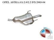 OPEL ASTRA G REAR EXHAUST 2.0 - 2.2 DTI (2000 - 05)