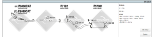 SKODA FABIA REAR EXHAUST 1.2 1.4 Sedan -SW (2009 - 14)