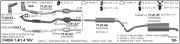 SKODA FABIA REAR EXHAUST 1.2 1.4 Sedan -SW (2009 - 14)