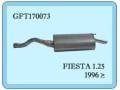 Ford Fiesta  Arka Egzoz  1.4-1.25