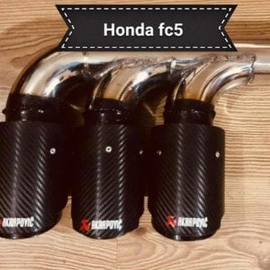 HONDA CİVİC KARBON FİBER  EGZOZ UCU FK7 - FC5 -Type R 2015>.....