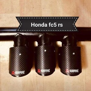 HONDA CİVİC KARBON FİBER  EGZOZ UCU FK7 - FC5 -Type R 2015>.....