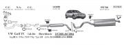 VW KATALİTİK KONVERTER 1.4 16V (Caddy  - Golf) (2006 - 10)
