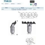 OPEL VECTRA C CATALYTIC CONVERTER 1.6 Z16XEP (2004 - 09)