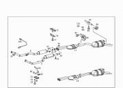 MERCEDES W210 ARKA EGZOZ   E280/320/430 (1997 - 01)