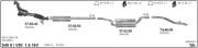 MAZDA 3  ORTA EGZOZ 1.4 - 1.6İ 16V (2003 - 09)