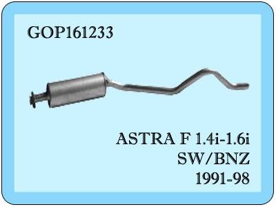 Opel Astra F STW Orta Borulu Egzoz