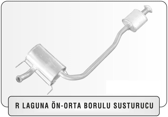 Renault Laguna Medium Exhaust Pipe 1.8 - 2.0İ 8V (1995- 00)