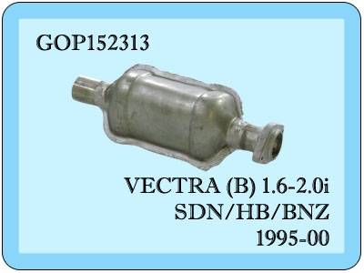 Exhaust instead of Opel Vectra B Front Floor
