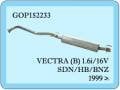Opel Vectra B  Orta Borulu Egzoz CD 1.6 16v 95-99