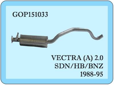 Opel Vectra A Medium Pipe Exhaust