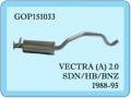 Opel Vectra A Medium Pipe Exhaust