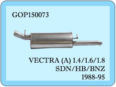 Opel Vectra A Arka Egzoz 1.8