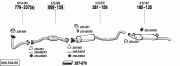 OPEL VECTR A ORTA EGZOZ 1.6 - 1.8i Sedan/HB (88-95)