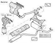 OPEL ASTRA J MIDDLE EXHAUST 1.6 A16XER 2009>...