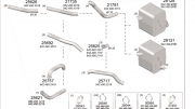 MERCEDES ACTROS ARA BORU SPİRALLİ EGZOZ 1840-1841-1843-1844